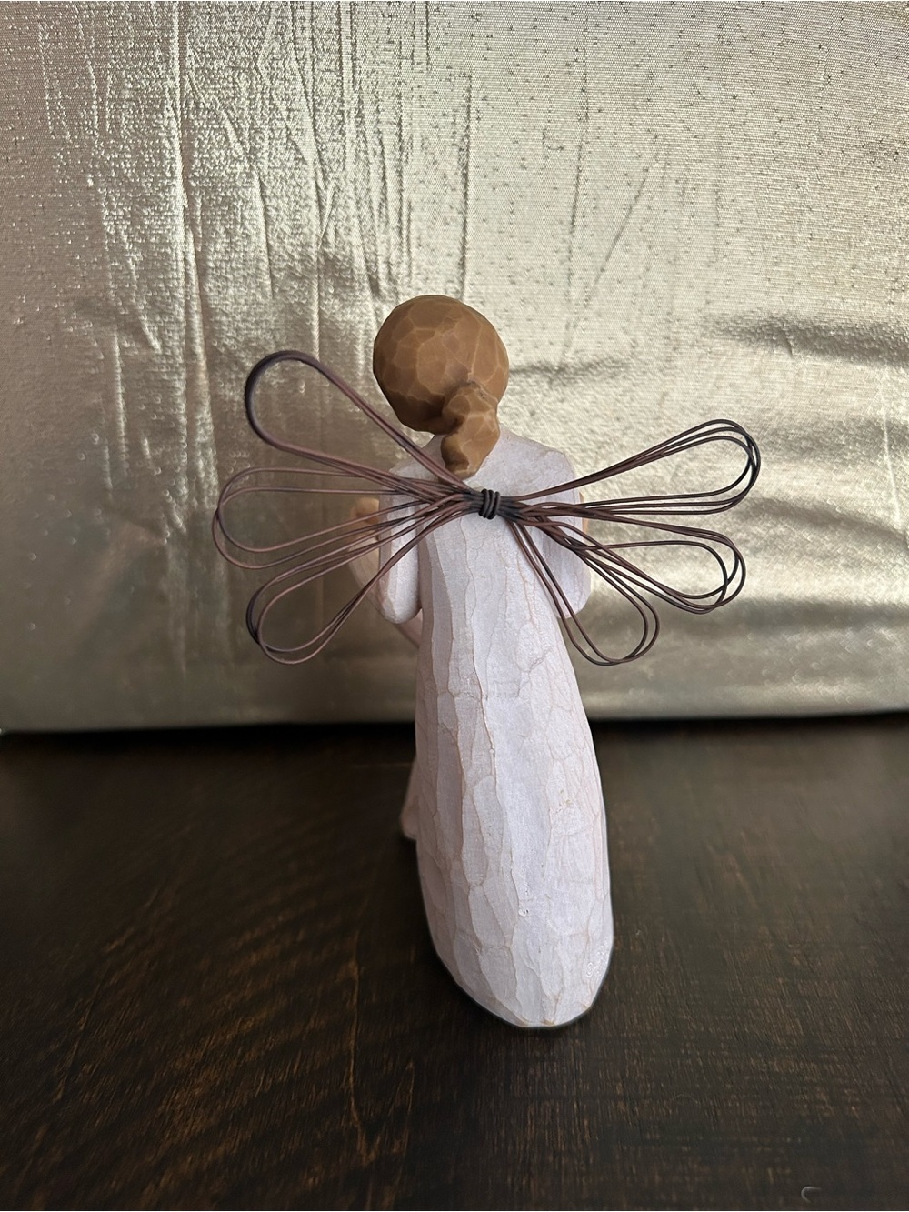 Willow Tree Guardian Angel Figurine - Pale Pink - Picture 5 of 5